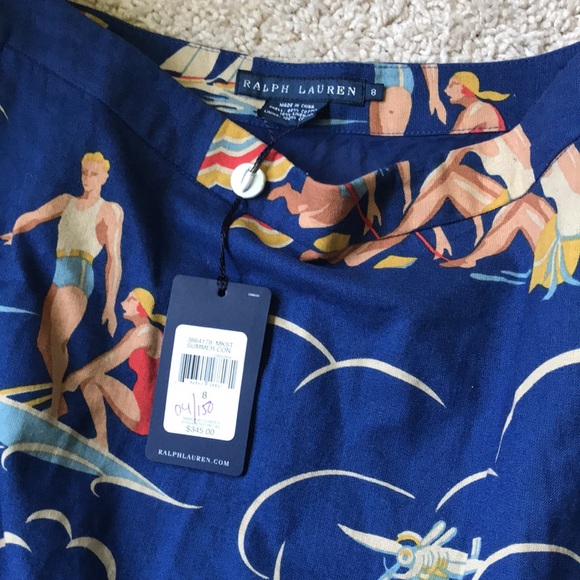 NWT Ralph Lauren Mikaela Retro Print Skirt - Picture 13 of 16